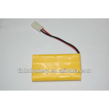 with connector ni-mh 3.6V 600mah rechargeable pack battery